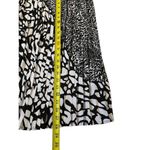 Dana Buchman Women Size Large Skirt Pleated Black White Chiffon 20-895 Photo 2