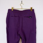 Jaanuu Rubi Slim UltraSoft Scrub Jogger Pants Dark Purple Size Small Petite Photo 8