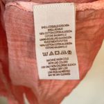 Free People  Orange Loose Tunic gathered Bottom XS Photo 6