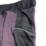 Athleta Colorblock Powerlift 2.0 Leggings Fleece Lined Purple Black Photo 4