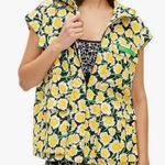 Diane Von Furstenberg  Floral Print Sleeveless Print Zip Up Sporty Vest NEW M Photo 0