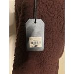 Free Planet  Burgundy Sherpa Hoodie S Winter Cozycore Comfy Casual Streetwear NEW Photo 11