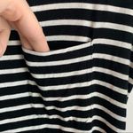 American Eagle  Black & White Striped Short Sleeve Tee Dress Photo 4