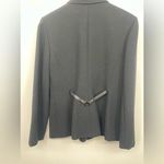 Valerie Stevens  size 10 black blazer with leather‎ strap in the back Photo 1