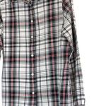 Ralph Lauren Lauren Plaid Non Iron Dress Shirt S White Black Red Blouse Photo 2