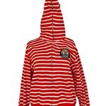 STUDIO SEVEN CHILDHOOD DREAMS Orange Striped Full Zip Japanese Hoodie Jacket S Photo 5