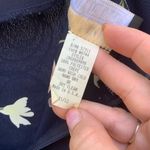 Vintage 90s Wrapper floral bud mini skirt navy pink 11/12 Blue Size M Photo 3