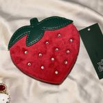 Betsey Johnson  white strawberry earrings. Photo 15