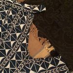 Lulumari NWT szL coldâshoulder blouse long double ruffle sleeves side zip w/ties Photo 10