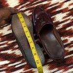 Towncraft  Burgundy Leather Dress Penny Loafers Shoes Tassels Fringe Slip on Men Photo 3