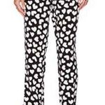 Kate Spade  Black and White Dancing Hearts Ria Pants Photo 0