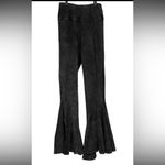 Earthbound  Flower Child Black Flare Pants Size Small Photo 4