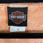 Harley davidson v neck short sleeve shirt Womens Size M‎ Orange Texas Motorcycle Size M Photo 3