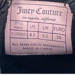 Juicy Couture CONGRATS Gold & Black Slip On Sneakers Womens Size 8.5 Photo 6