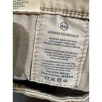 AG Adriano Goldschmied AG Jeans The Legging Ankle Super Skinny Size 27 Brown Coated Denim Leather Look Photo 4