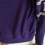 Victoria's Secret PINK Washington Purple Cowl Neck Long Sleeve Sweatshirt XS Photo 6