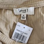 Love j  Tan Sleeveless Bodycon Midi Dress NWOT Size XL Stretchy Ribbed Knit Dress Photo 5