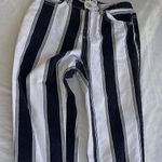 BDG Urban Outfitters Jeans Striped Size 26 Black White Denim Jeans Pants Retro Photo 0