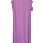 State of the day Pink Striped Sleeveless Intimates Ribbed Maxi Lounge Dr… Size M Photo 1