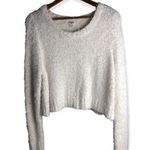 Mossimo Supply Co . Long Sleeve Crop Duster Plush Pullover Sweater Photo 0