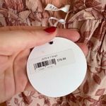 Storia  Floral Ruffle Midi Dress Pink Blush Tie Front Boho Maxi Small Photo 4