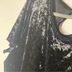 Torrid  Full Length Crushed Velvet Short Sleeve Catsuit Size 4 Photo 6