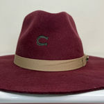 Charlie 1 Horse  Women's Highway Wool Western Hat Burgundy EUC Photo 0