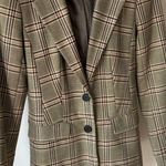 Topshop Beige Plaid Blazer Photo 5