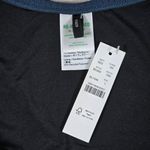 J.Crew  Textured curved-waist cheeky bikini bottom in Navy‎ L NWT Photo 4