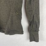 Lululemon Extra Mile 1/2 Zip Heathered Utilitarian/Black Size 2 Photo 4