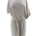 Elegant Cream Dress with Belt Size 4 Photo 0