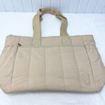 VASCHY Beige Quilted Tote Bag with zipper Tan Photo 11