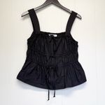 BOUTIQUE BRAND Black Sleeveless Bow Top Size M Photo 3
