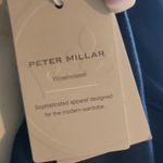 Peter Millar  Navy Women's Corinne Collard Top Size M Photo 1