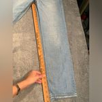 American Eagle  Outfitters Light Blue super high rise Straight Leg Jeans Photo 3