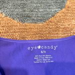 Eye Candy NWT  Purple Short Sleeve Ribbed Seamless Crop Top Size Small / Medium Photo 1
