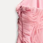 ZARA  dress mini bodycon floral tulle summer wedding party Photo 4