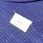 Eileen Fisher Womens Open Front Asymmetric Drape Cardigan Sweater Royal Blue Pet Photo 5