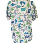 UA Scrubs women's M stompin dino white short sleeve v Photo 3