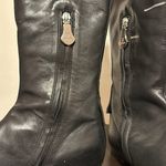 Trussardi Italy equestrian riding black leather boot Size 6 Photo 2