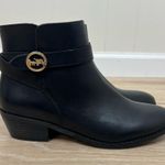 Coach  Black Debi Leather Bootie Photo 9