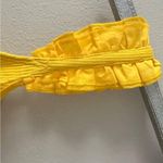 J.Crew  Marigold Yellow Ribbed Ruffle Strap Tank Top NEW Photo 3