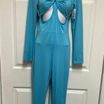 She’s Bad 2 Piece Hollow Out Bikini Turtleneck Bodycon Jumpsuit Set Photo 2