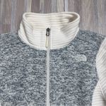 The North Face  Gray and Cream Zip-Up Jacket Size Medium Photo 2