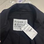 Frank & Eileen  Dublin Tailored Blazer Black Size Medium Stretch New Cotton Photo 7