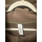 Varley  Vine Half Zip Pullover Sweatshirt Taupe Marl Dark Size Small Photo 3