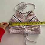 Athleta  Printed Halter Swim Top Small | Adjustable Boho Bikini Top Summer Beachw Photo 3