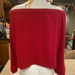 Burgundy blouse Red Photo 3