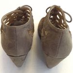 MIA taupe lace-up wedge Photo 2