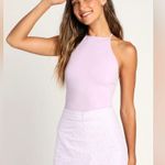 Free People Big Dreams Lavender Gingham Skort 12 Photo 8